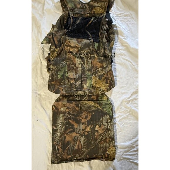 Vintage 10X Advantage Timber Turkey Field Hunting Vest Size 2XL With Seat Pad - Picture 4 of 7